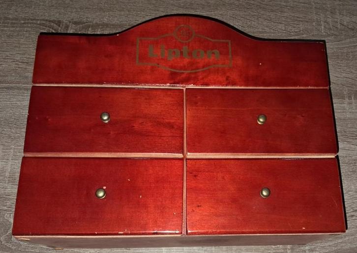 Mooie oude lipton theekist, Huis en Inrichting, Keuken | Keukenbenodigdheden, Gebruikt, Ophalen of Verzenden