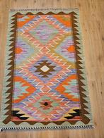 Handgeweven oosterse wollen kelim 124x81, Info@SlatsAntiek.nl, 100 tot 150 cm, Herenstraat e1, Vof Slats Antiek