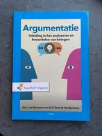 Studieboek Argumentatie, Boeken, Ophalen of Verzenden, Alpha, F.H van Eemeren en A.F Snoeck Henkemans, WO