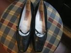 mj/SIOUX/schoenen/zwart leder maat 39/ALS NIEUW!, Schoenen met lage hakken, Verzenden, Zwart, Zo goed als nieuw