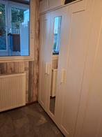 Witte kledingkast van ikea met spiegeldeur, Huis en Inrichting, Ophalen, Overige materialen, 100 tot 150 cm, Met hangruimte