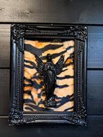 Guardian angel maria Barok lijst met tijger silly art, Ophalen of Verzenden