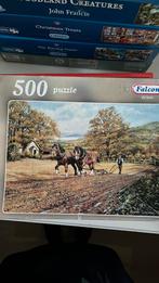 Falcon puzzel 500 st, Ophalen of Verzenden, 500 t/m 1500 stukjes, Zo goed als nieuw