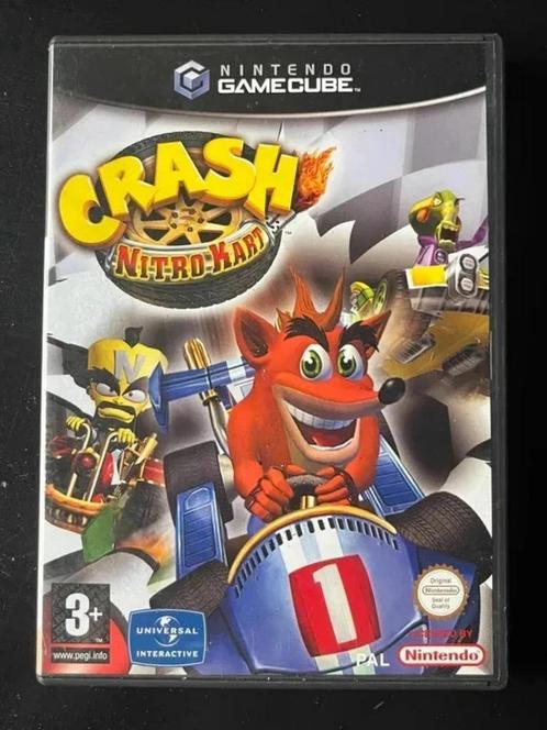 Crash Nitro Kart Nintendo Gamecube PAL game, Spelcomputers en Games, Games | Nintendo GameCube, Zo goed als nieuw, Racen en Vliegen