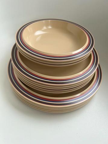 13x Mepal camping melamine borden Koen de Winter design  beschikbaar voor biedingen