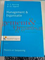 Management en organisatie ISBN9789001807887., Ophalen of Verzenden, Zo goed als nieuw, Sociale wetenschap