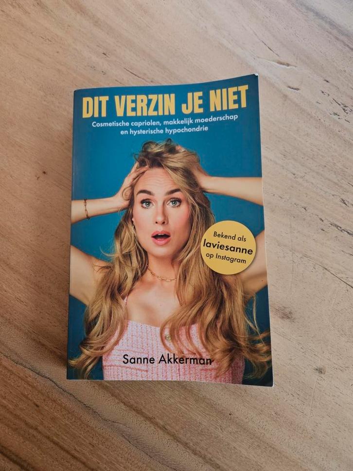 Dit verzin je niet - Sanne Akkerman, Boeken, Romans, Gelezen, Nederland, Ophalen of Verzenden