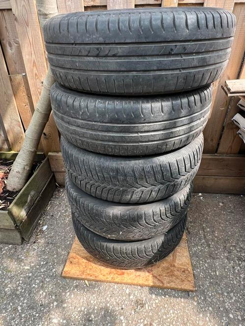 5x Opel velgen inclusief banden steek 5x110, Auto-onderdelen, Banden en Velgen, Velg(en), Zomerbanden, 16 inch, 205 mm, Ophalen of Verzenden