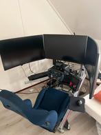 Fanatec Sim Rig met 3 Schermen, Spelcomputers en Games, Ophalen, Gebruikt, Overige typen