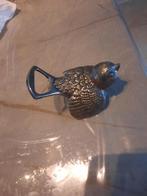 Flesopener vogel – Verzilverd vintage, Ophalen