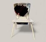 Vintage Kinderkaptafel met Drieluik Spiegel, Ophalen, Minder dan 50 cm, Gebruikt, 100 tot 150 cm