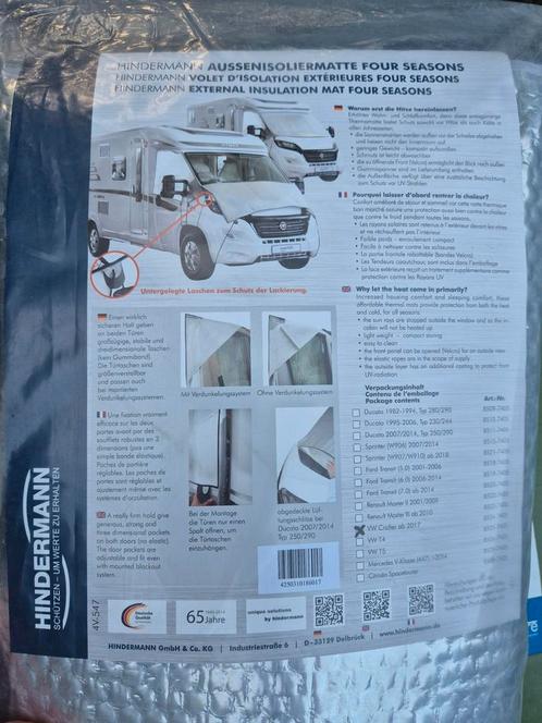 Raamisolatie Hindermann VW Crafter / MAN TGE, Caravans en Kamperen, Camper-accessoires, Zo goed als nieuw, Ophalen of Verzenden