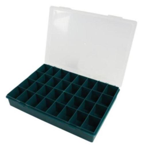 klussen : Sorteerdoos box 32 vaks. assortimentsbox, Doe-het-zelf en Verbouw, Kratten en Dozen, Nieuw, Doos, Minder dan 35 cm, Minder dan 40 cm