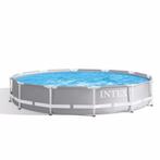 Intex Metal Frame Pool Set incl Pomp - Ø 366 cm x 76 c, Tuin en Terras, 300 cm of meer, 200 tot 400 cm, Rond, Gebruikt