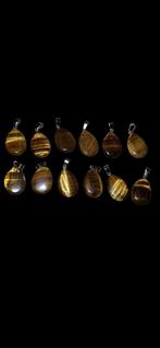 Tijgeroog hangers, Ophalen of Verzenden, Mineraal