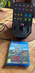 Logitech heavy equipment side panal + FS 22 - PS4 PS5, Ophalen of Verzenden, Zo goed als nieuw, Logitech