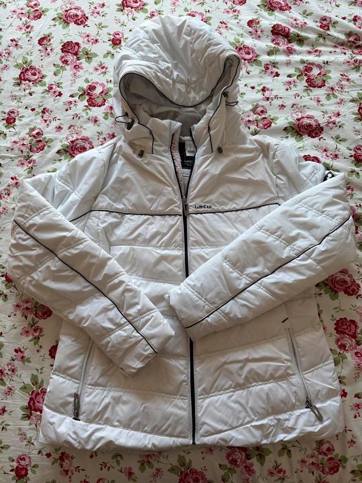 Ski jas wit Wedze Decathlon Slide 500 Warm XL, Kleding | Dames, Wintersportkleding, Zo goed als nieuw, Ophalen of Verzenden