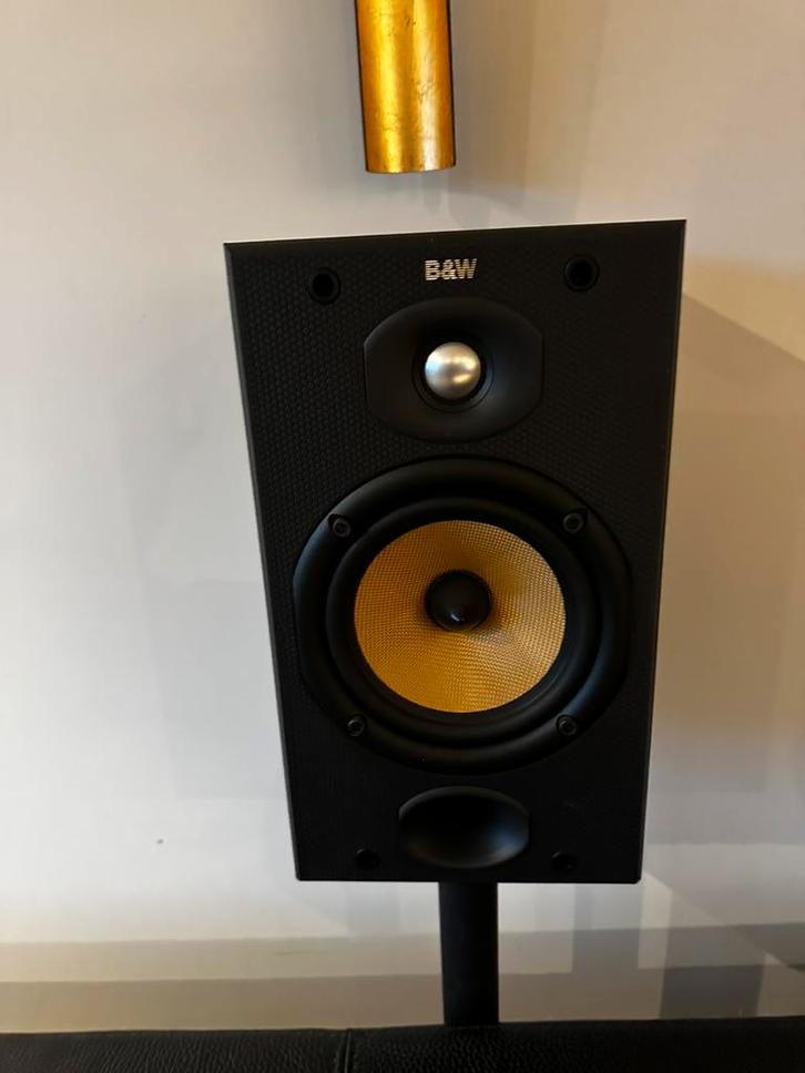 B&W speakers met marantz audio versterker en dvd-speler, Audio, Tv en Foto, Luidsprekers, Zo goed als nieuw, Front, Rear of Stereo speakers