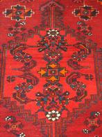 Fantastisch vintage handgeknoopt Perzisch tapijt kelim kleed, Ophalen, Crème, Gebruikt, 100 tot 150 cm