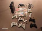 xbox 360 s, Spelcomputers en Games, Ophalen of Verzenden, Met 3 controllers of meer, 250 GB, Gebruikt