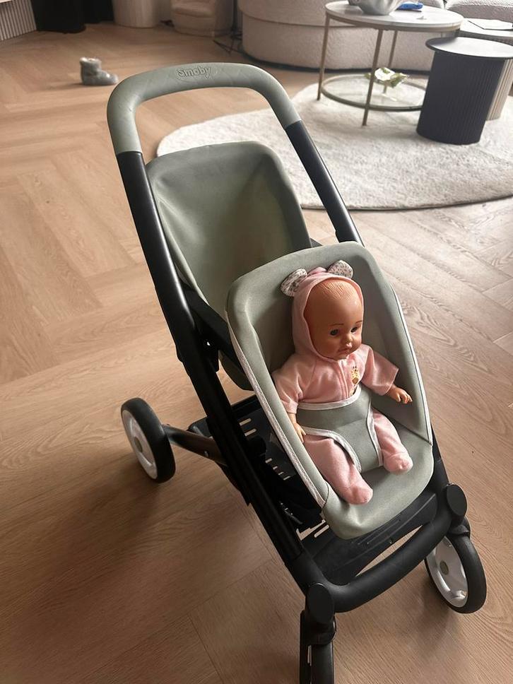 Leuke Duo Poppenwagen - Smoby, Kinderen en Baby's, Speelgoed | Overig, Zo goed als nieuw, Jongen of Meisje, Ophalen
