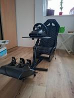 Race simulator stoel, stuur en pedalen (Logitech type G29), Ophalen, Zo goed als nieuw, Stuur of Pedalen