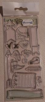 Leane Creatief Clear Stamp - Banners, Pijlen, Iconen, Ophalen of Verzenden, Nieuw, Clearstamp