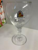 Leffe bierglazen set van 2 glazen logo in reliëf, Verzamelen, Biermerken, Nieuw, Glas of Glazen, Ophalen of Verzenden, Leffe