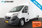 Fiat Ducato 35t laadbak/slaap cabine/keuze 2/3zit/wielbasis, Gebruikt, Wit, Origineel Nederlands, Bedrijf