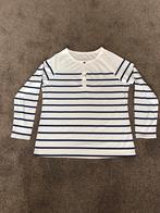 Top L 3/4 mouw blauw/wit knoopjes voor, Blauw, Maat 46/48 (XL) of groter, Nieuw, Ophalen of Verzenden