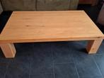 Te koop massief Eiken houten Salontafel te Koop, Huis en Inrichting, Tafels | Salontafels, Ophalen, 100 tot 150 cm, 50 tot 100 cm