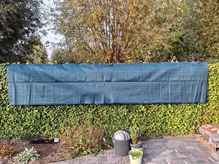 Privacyscherm / schaduwdoek 3 stuks, Tuin en Terras, Tuinschermen, Gebruikt, Kunststof, Minder dan 100 cm, 200 cm of meer, Ophalen of Verzenden