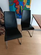 Calligaris stoelen 5 stuks, Ophalen, Zo goed als nieuw, Zwart
