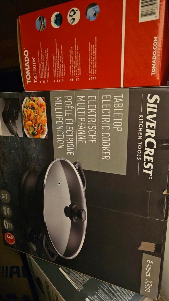 SilverCrest Elektrische Multipan - Nieuw in doos!, Witgoed en Apparatuur, Fornuizen, Nieuw, Vrijstaand, Elektrisch, 3 kookzones of minder