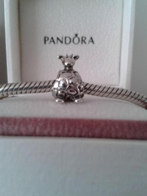 Pandora zilveren bedel giraf, Sieraden, Tassen en Uiterlijk, Bedels, Pandora, Zilver, 1 bedel, Ophalen of Verzenden