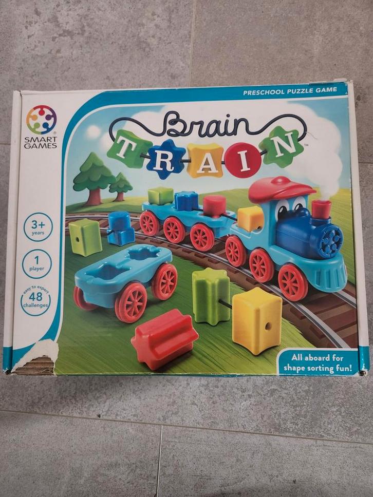 SmartGames Brain Train Puzzelspel, Kinderen en Baby's, Speelgoed | Educatief en Creatief, Zo goed als nieuw, Puzzelen, Ontdekken