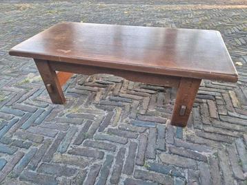 houten salontafel 126x60cm  beschikbaar voor biedingen