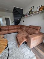 Hoekbank met elektrische relaxfunctie, Ophalen of Verzenden, Zo goed als nieuw, Stof, Modern