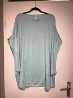 turquoise oversize lange sweater trui dress mt one size, Boetiek, Blauw, Maat 42/44 (L), Ophalen of Verzenden