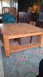 Houten Salontafel (teak), Ophalen, 100 tot 150 cm, 50 tot 100 cm, Minder dan 50 cm