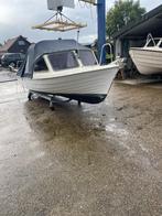 Rana 17 ft visboot deelbare kap met Yamaha F 9.9 DE, Watersport en Boten, Motorboten en Motorjachten, Ophalen, Gebruikt, Minder dan 10 pk