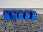 te koop: 5 x 10 Liter jerry cans, Minder dan 75 liter, Ophalen, Gebruikt, Kunststof