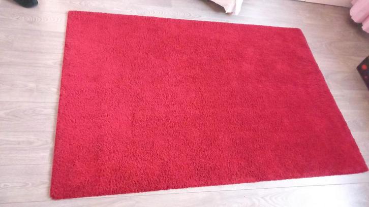 Ikea Vloerkleed - Adum Rood 133x195cm, Huis en Inrichting, Stoffering | Tapijten en Kleden, Zo goed als nieuw, 200 cm of meer