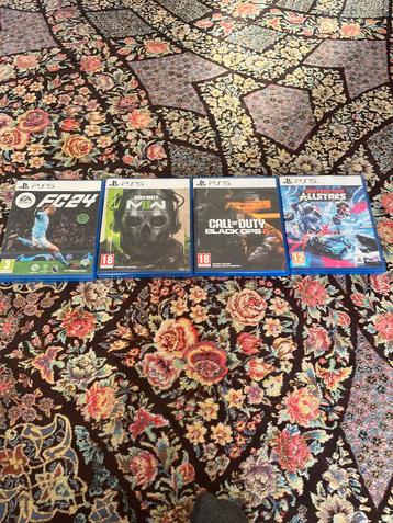 PS5 Games: FC24, COD MWII, Allstars, COD Black Ops 6 beschikbaar voor biedingen