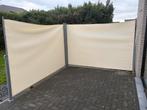 Oprolbaar dubbel windscherm | aluminium | 600 x 200 cm, Tuin en Terras, Ophalen, 200 cm of meer, Aluminium, Zo goed als nieuw