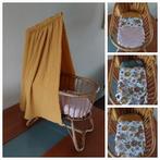 Rieten Poppenwiegje met Hemel, Kinderen en Baby's, Babywiegjes en Ledikanten, Ophalen, Gebruikt, Wieg