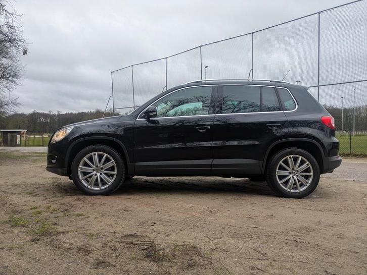 Volkswagen Tiguan 1.4 TSI 110KW 4MOTION 2008 Zwart, Auto's, Volkswagen, Particulier, Tiguan, Benzine, D, SUV of Terreinwagen, Handgeschakeld