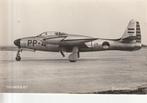 oude a.k.Koninklijke Luchtmacht KLuThunderjet vliegtuig, Ophalen of Verzenden, Gebruikt, Kaart, Foto of Prent