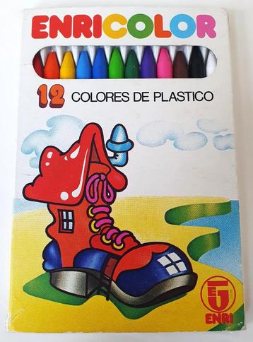 12 stuks waskrijt van Enricolor, €4,50 inclusief verzenden beschikbaar voor biedingen