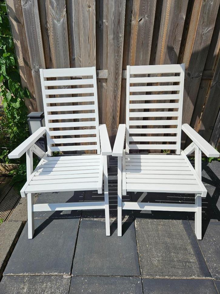 Te koop meerdere tuinstoelen, Tuin en Terras, Tuinstoelen, Hout, Inklapbaar, Ophalen